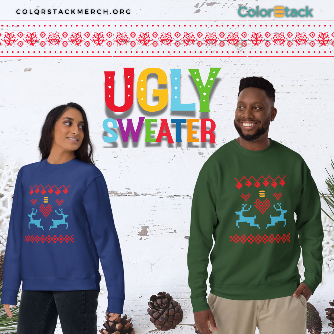 ColorStack Ugly Sweater LE Unisex Premium Sweatshirt