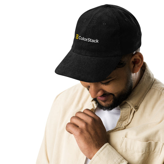 Vintage ColorStack corduroy cap