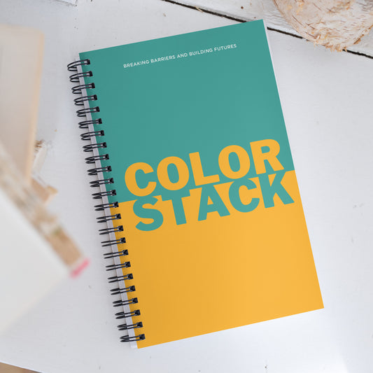 ColorStack Teal & Yellow Notebook